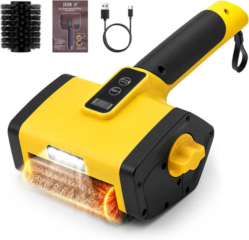 Electric bbq grill brush - bbq,