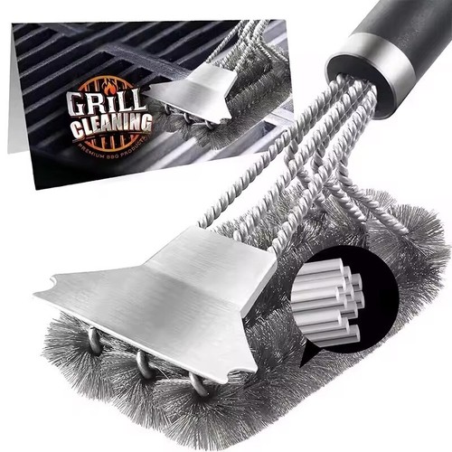 Heavy duty bbq cleaning - bbq, brush