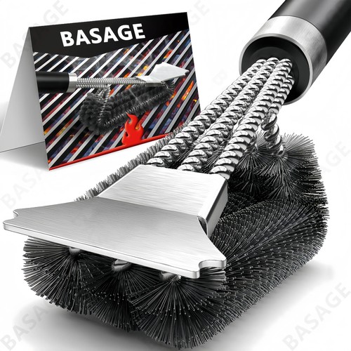 Bristle free bbq grill - bristle,