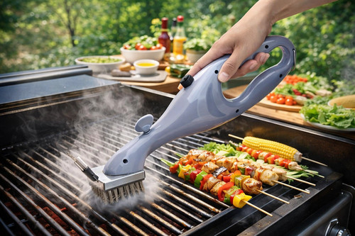 Bbq steam cleaning brush - cleaning,