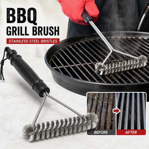 Bbq grill cleaning brush - bbq,
